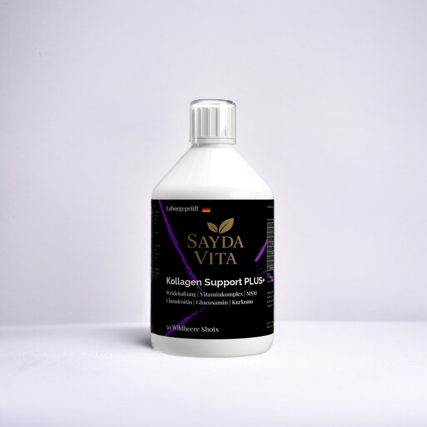 Collagen Support PLUS+ Shots - Baies sauvages - 500 ml