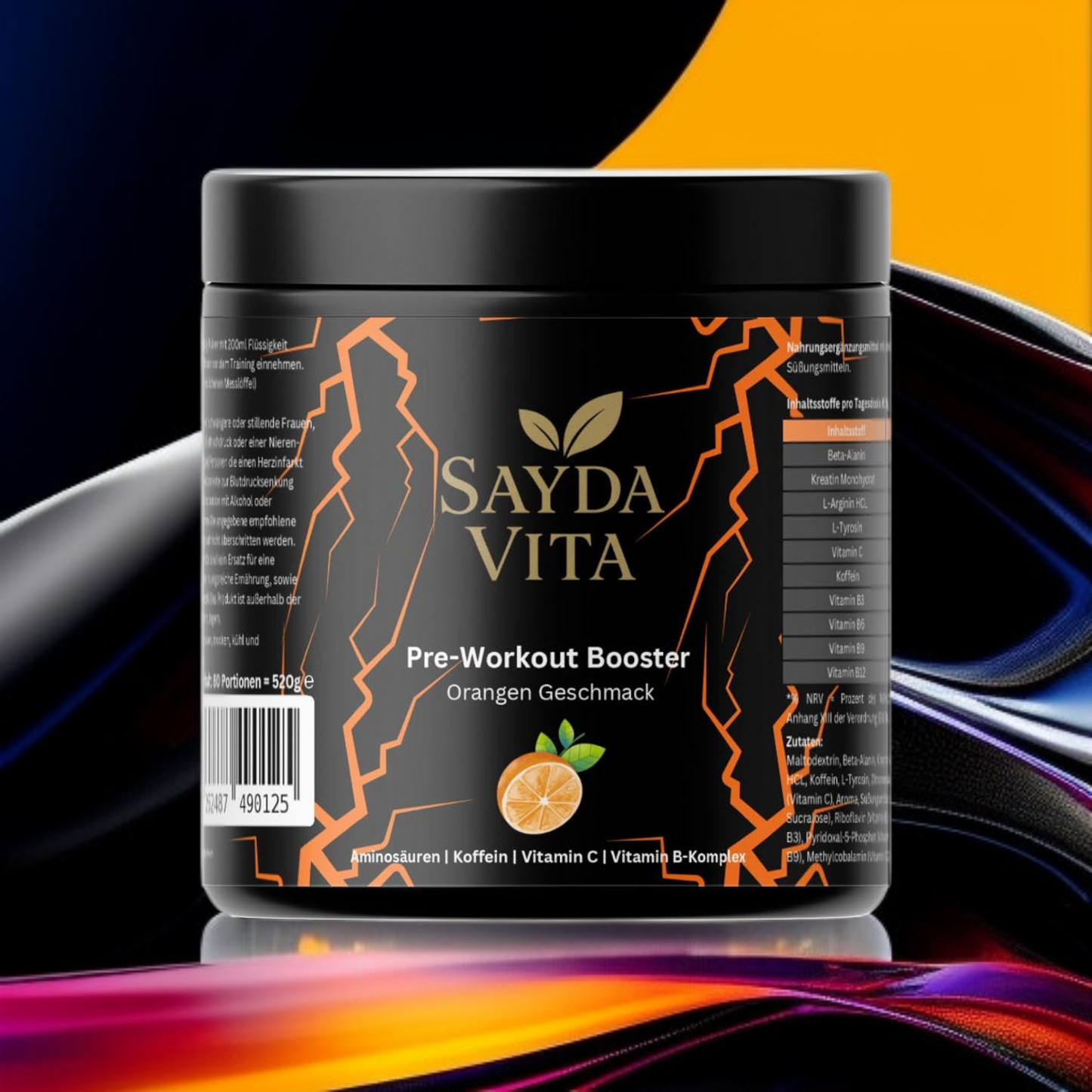 Pre-Workout Booster Orange - 520g